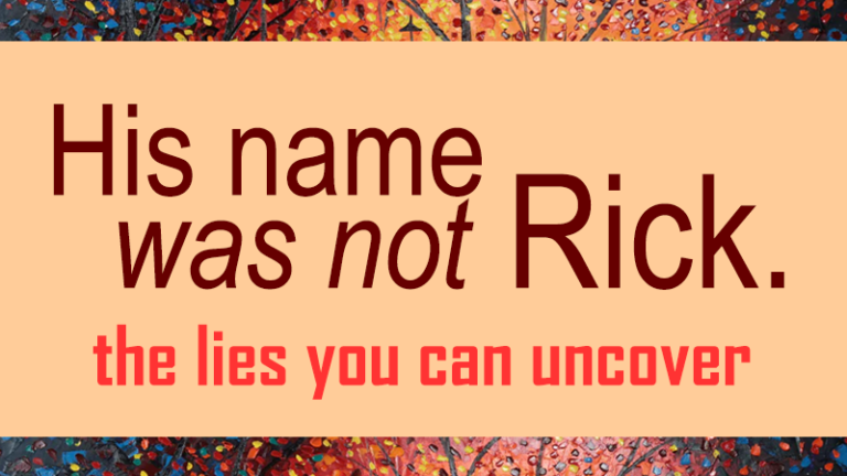 Blog His Name Was Not Rick