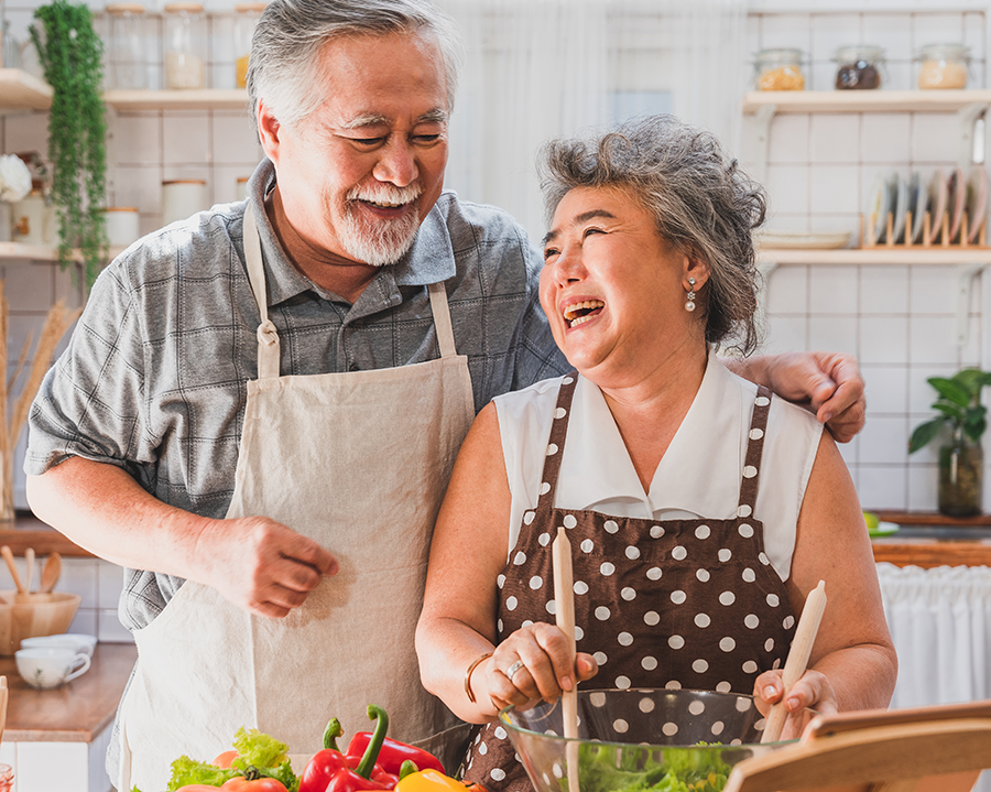 Older couple in love